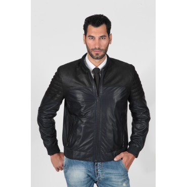Men's real leather jacket...